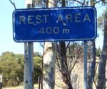 Rest Area sign